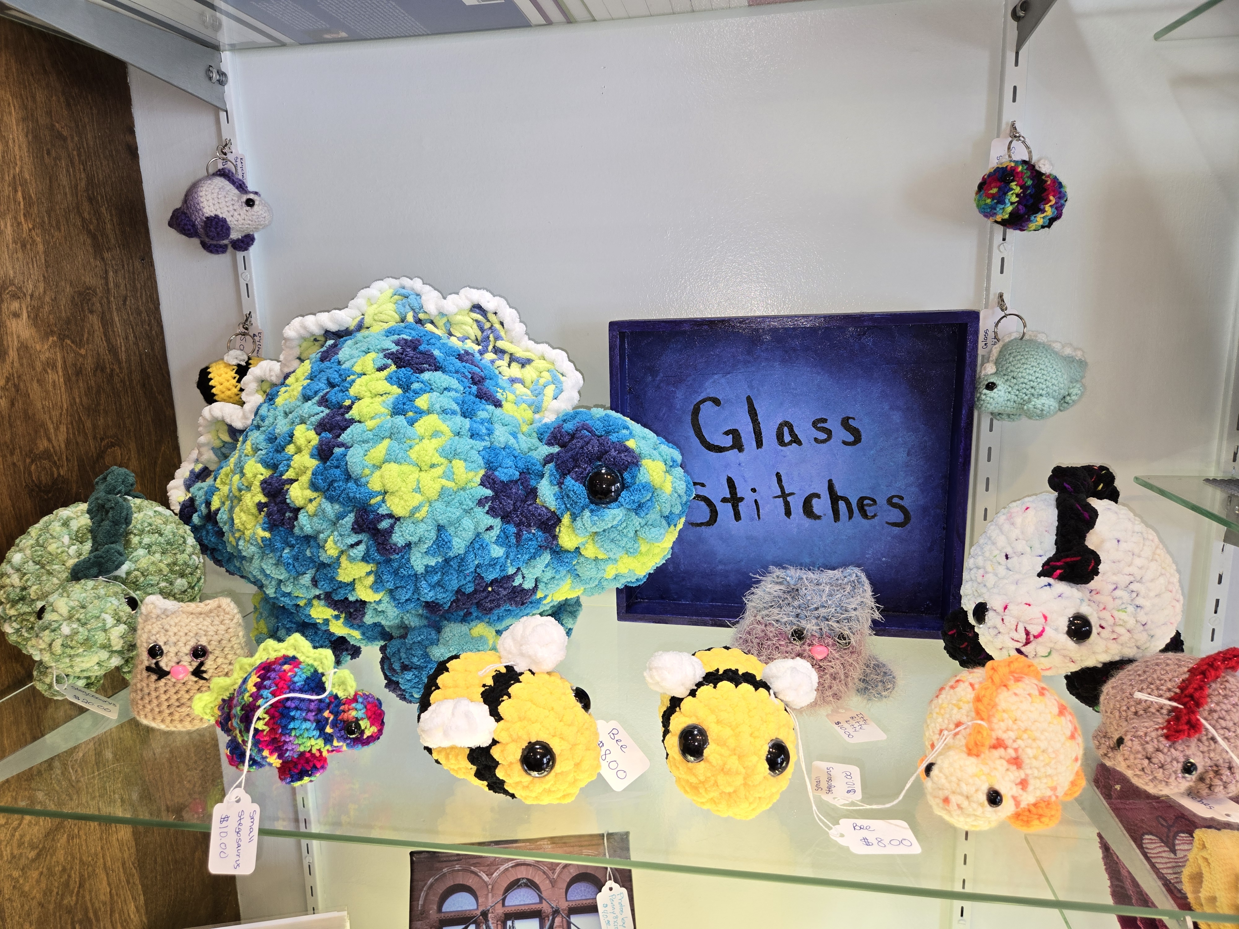 Image of the crochet products on sale!