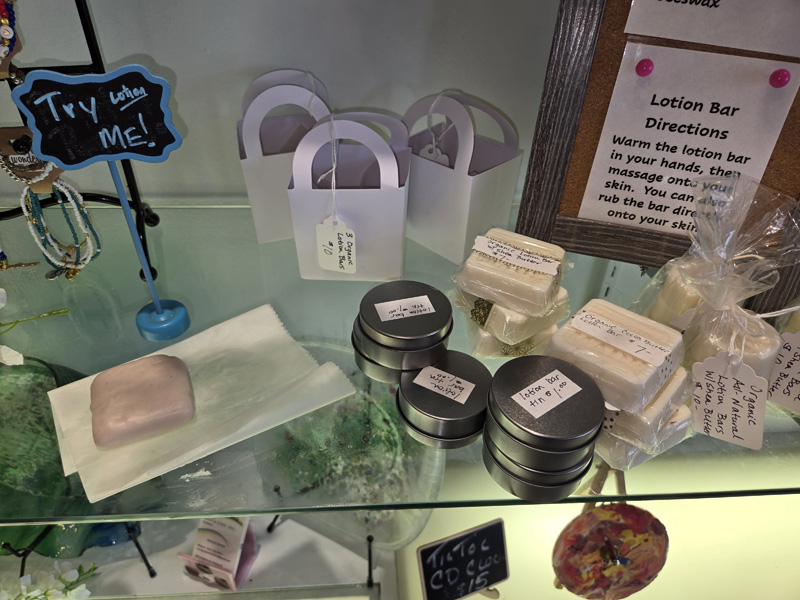 Image of lotion and lotion bars!